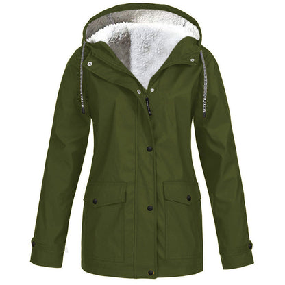 💎Neuheiten 🧥 Winddichte Jacke mit weichem Fleecefutter und Kapuze – für alle Wetterlagen-14
