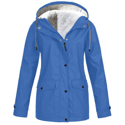 💎Neuheiten 🧥 Winddichte Jacke mit weichem Fleecefutter und Kapuze – für alle Wetterlagen-15