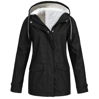 💎Neuheiten 🧥 Winddichte Jacke mit weichem Fleecefutter und Kapuze – für alle Wetterlagen-18