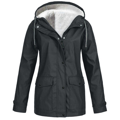 💎Neuheiten 🧥 Winddichte Jacke mit weichem Fleecefutter und Kapuze – für alle Wetterlagen-20