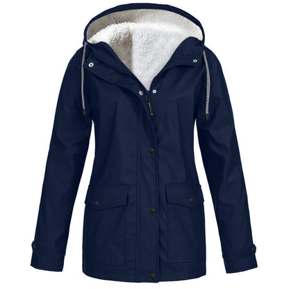 💎Neuheiten 🧥 Winddichte Jacke mit weichem Fleecefutter und Kapuze – für alle Wetterlagen-16