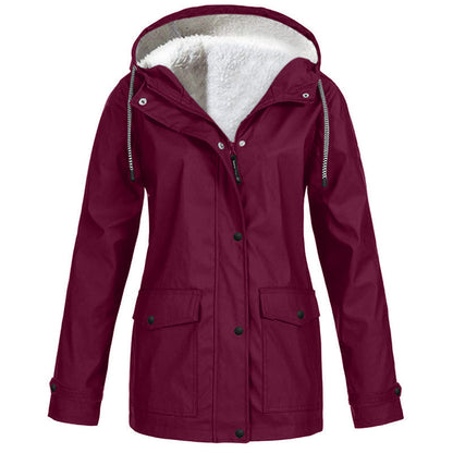 💎Neuheiten 🧥 Winddichte Jacke mit weichem Fleecefutter und Kapuze – für alle Wetterlagen-17