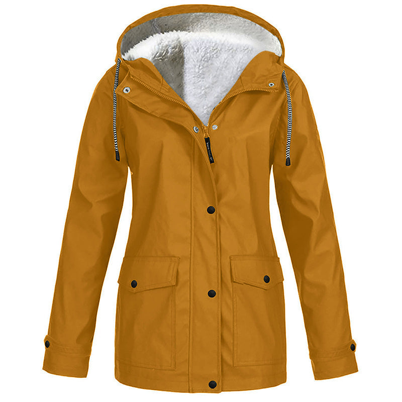 💎Neuheiten 🧥 Winddichte Jacke mit weichem Fleecefutter und Kapuze – für alle Wetterlagen-21