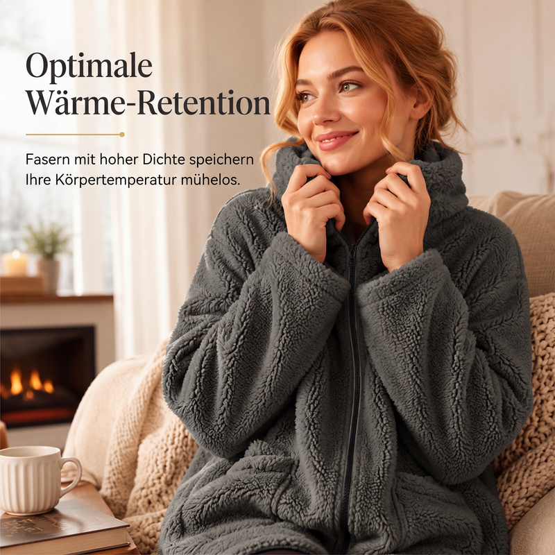 💎❄️ Jetzt im Trend – Kapuzen-Reißverschlussjacke – perfekt für Winter