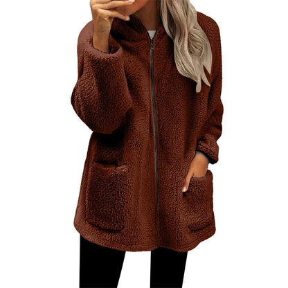 💎❄️ Jetzt im Trend – Kapuzen-Reißverschlussjacke – perfekt für Winter
