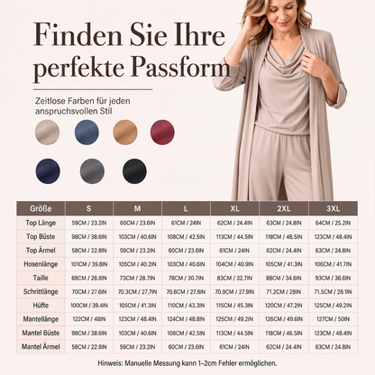 💎👗 Neuheiten – Leger-elegantes 3-teiliges Set – bequem und vielseitig