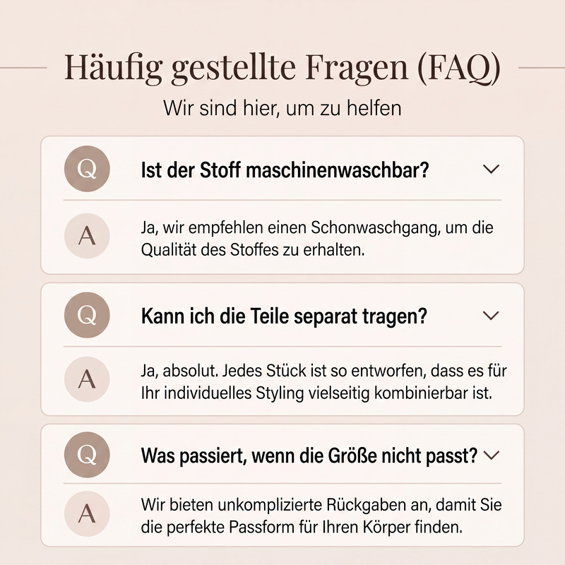 💎👗 Neuheiten – Leger-elegantes 3-teiliges Set – bequem und vielseitig