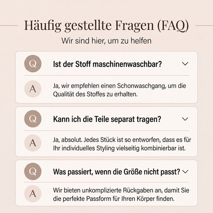 💎👗 Neuheiten – Leger-elegantes 3-teiliges Set – bequem und vielseitig