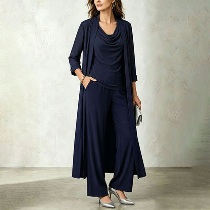💎👗 Neuheiten – Leger-elegantes 3-teiliges Set – bequem und vielseitig