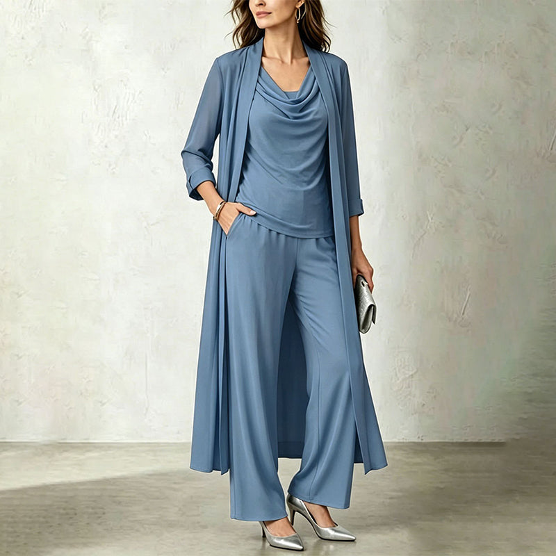 💎👗 Neuheiten – Leger-elegantes 3-teiliges Set – bequem und vielseitig
