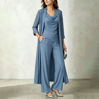 💎👗 Neuheiten – Leger-elegantes 3-teiliges Set – bequem und vielseitig