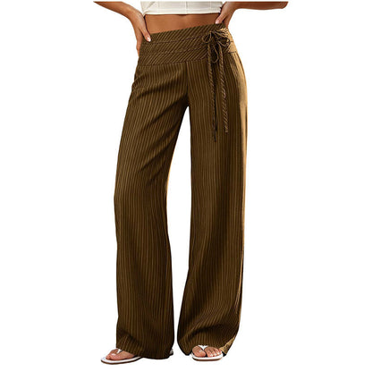 👖💎 Neuheiten – gestreifte Weithosen – bequem und vielseitig