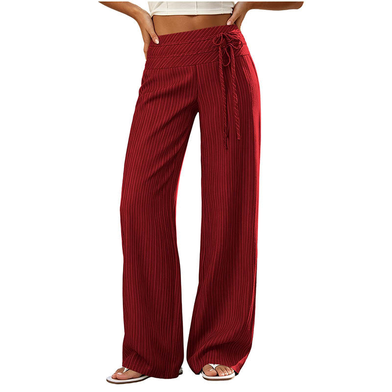 👖💎 Neuheiten – gestreifte Weithosen – bequem und vielseitig