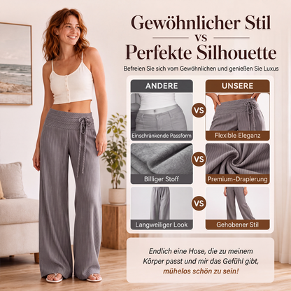 👖💎 Neuheiten – gestreifte Weithosen – bequem und vielseitig