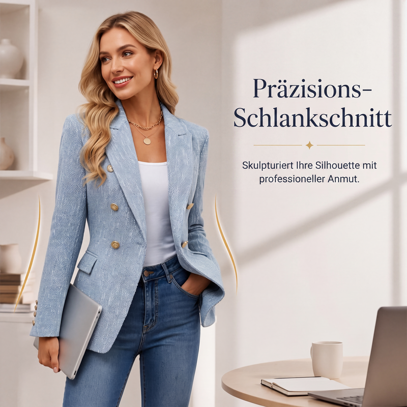 📢📢50%Rabatt!!!🎉✨Zweireihiger Freizeitblazer für Damen