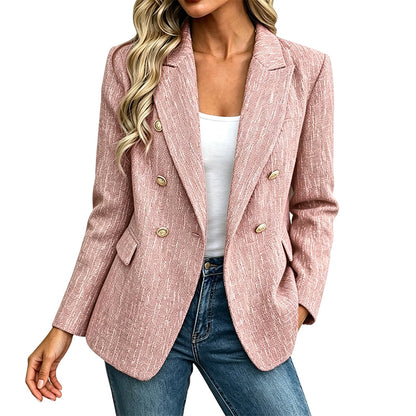 📢📢50%Rabatt!!!🎉✨Zweireihiger Freizeitblazer für Damen
