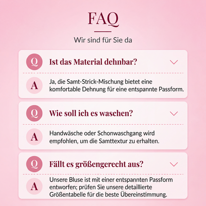 📢📢50%Rabatt!!!🎉✨Damen-Bluse in Unifarbe mit Rüschenkragen