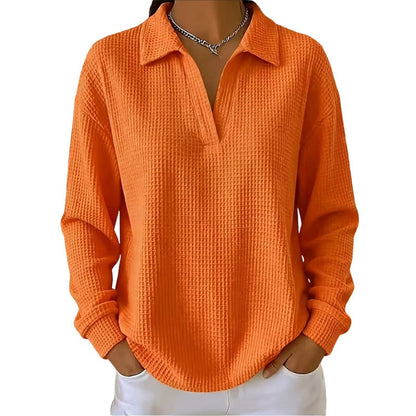 👚🧶 Jetzt im Trend – Waffelstrick-Oberteil – feminin und leicht