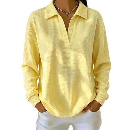 👚🧶 Jetzt im Trend – Waffelstrick-Oberteil – feminin und leicht