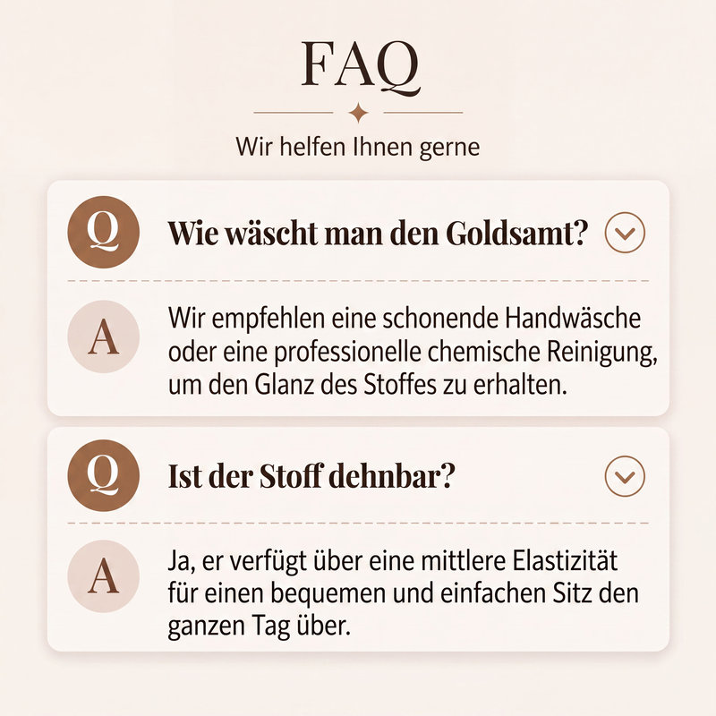 Samt-Hochbund-Hosen mit weitem Bein für Damen