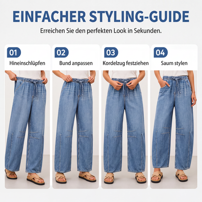 📢📢50%Rabatt!!!🎉✨Legere Jeans mit weiter Passform für Damen