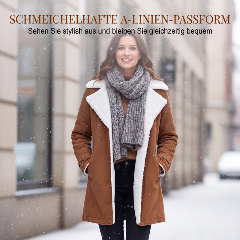 ⌛ Nur solange Vorrat reicht – danach regulärer Preis! Elegante warme Damenjacke mit Reverskragen