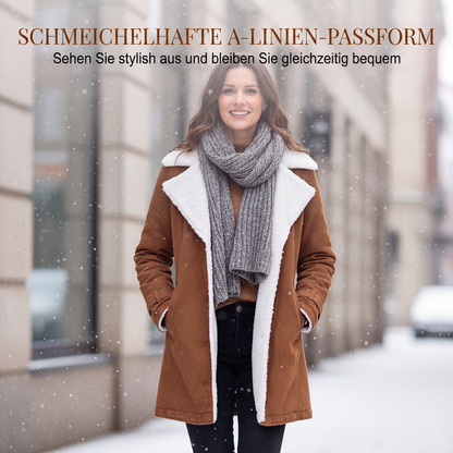⌛ Nur solange Vorrat reicht – danach regulärer Preis! Elegante warme Damenjacke mit Reverskragen
