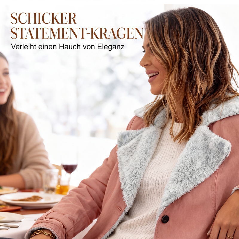 ⌛ Nur solange Vorrat reicht – danach regulärer Preis! Elegante warme Damenjacke mit Reverskragen