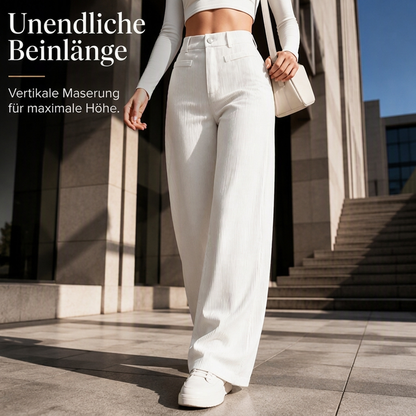 🎉 Qualität trifft auf halben Preis – das ist das Deal des Monats!Damen-Cord-Hochbund-Hosen mit weitem Bein