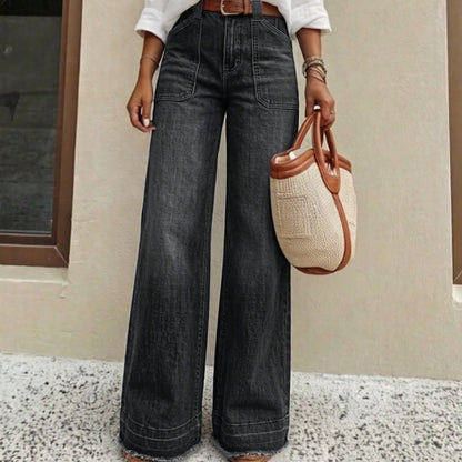 Stretch-Jeans mit geradem Bein für Damen