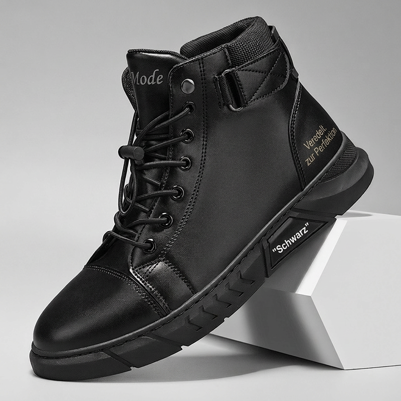 🔥Beliebtes Produkt ！✨Wasserdichte Kampfstiefel aus echtem Leder für Herren