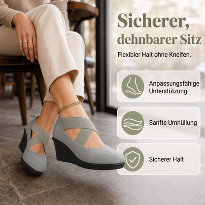📢📢50% Rabatt!!! 🎉✨ Damen Keilballerinas – Slip-On Komfortschuhe