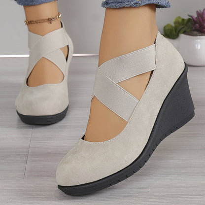 📢📢50% Rabatt!!! 🎉✨ Damen Keilballerinas – Slip-On Komfortschuhe
