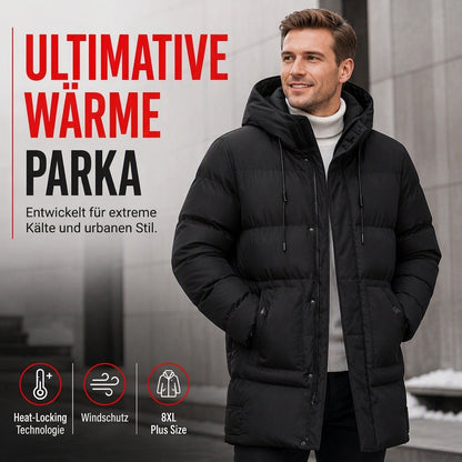 📢🎉50%Rabatt!!!🛍️✨Herren Freizeit Mittellange Gepolsterte Winter Verdickte Warme Oberbekleidung Mantel Übergröße