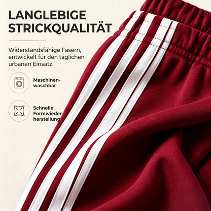 📢🎉50%Rabatt!!!🛍️✨Weite Damen-Sweathose mit Seitenstreifen