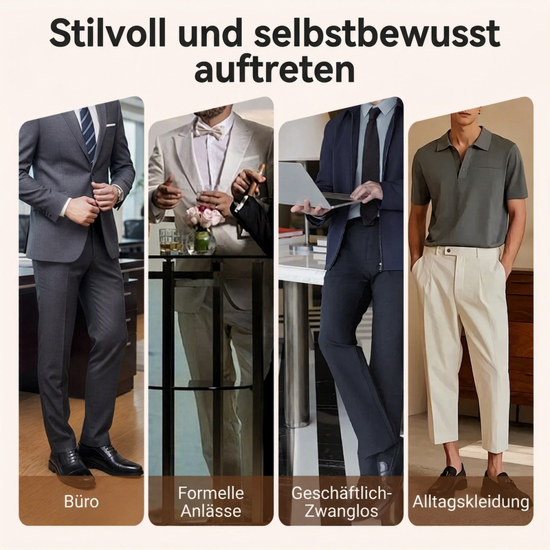 Herrschaftliche Business-Lederschuhe für Herren