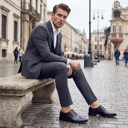 Herrschaftliche Business-Lederschuhe für Herren