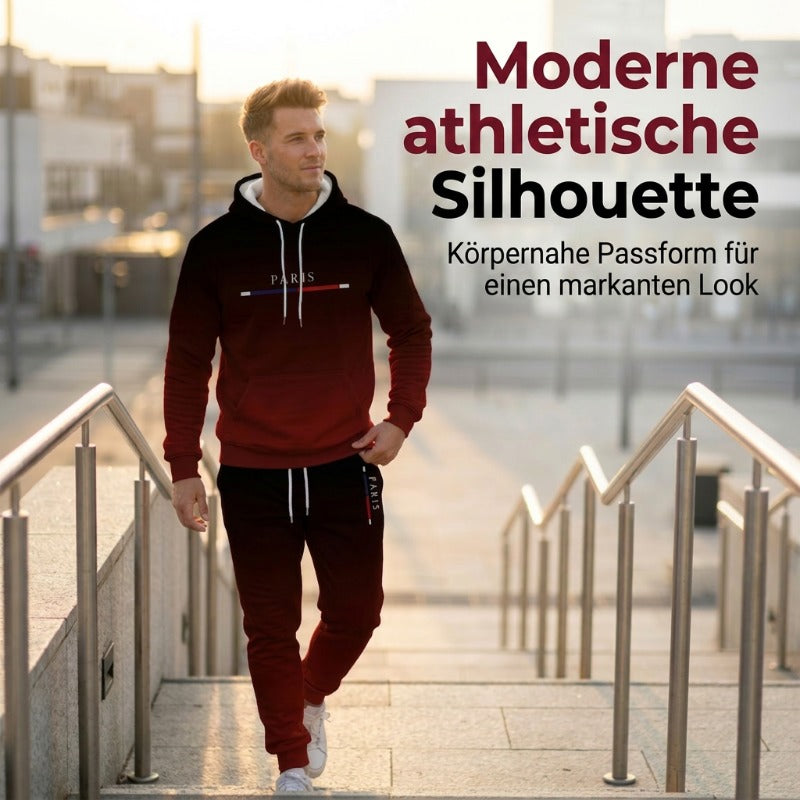 📢📢50%Rabatt!!!🎉🔥 Komplett mit Hoodie & Hose — Mit Kängurutasche und Kordelzug am Bund. Perfekt für das Gym und die Straße!-6
